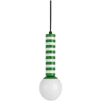 Leitmotiv Hanglamp Rayado Retro Retro Green White