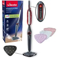 Vileda Steam Plus Pro - Stoomreiniger - Perfect voor delicate vloeren - Met 4 stoominstellingen