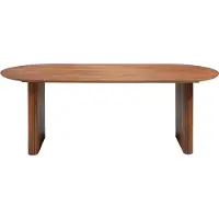 Vente-unique Eettafel 8 plaatsen van mangohout - Naturel - BALIMELA