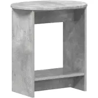 vidaXL Bijzettafel Betongrijs 50 x 39,5 x 55 cm Bewerkt hout