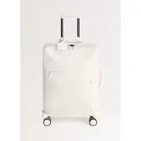 Create - Zachte koffer van polyester met TSA-slot en multidirectionele wielen - Gebroken wit - Check-in M - LUGGAGE STUDIO SOFT