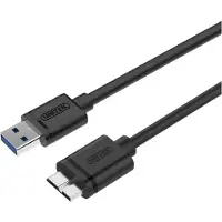 UNITEK USB-A naar Micro-USB Kabel 1m Zwart (Y-C461GBK)