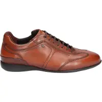 Floris van Bommel Bruine sneakers leer