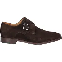 Floris van Bommel nette schoenen donkerbruin effen leer