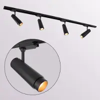 LumenXL Modern 1-fase railsysteem van 1,5 meter met Jules spots - plafondlamp