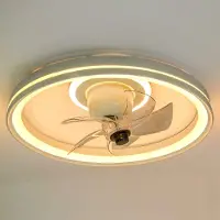 LumenXL Plafondventilator met zomer/winter functie en aanpasbare kleurtemperatuur Ikaros - wit