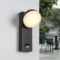 LumenXL Industriële buiten muurlamp Sil met sensor - IP54