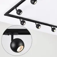 LumenXL Design railsysteem van 3 meter 1-fase met Dex spots - plafond rail