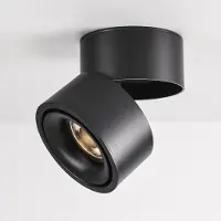 LumenXL Plafondspot Julie kantelbaar met dim-to-warm - zwart