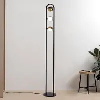 LumenXL Luxe vloerlamp met 3 draaibare spots - Terzo