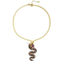 Yehwang Goudlief Polyester hanger kettingen slang - Dames sieraden - Roestvrij staal - Verkleurt niet - Goudlief.nl