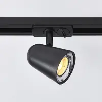 LumenXL Railspot 1-fase Sev, 3-staps dimbaar - zwart met chrome