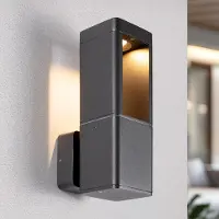 LumenXL Buitenwandlamp Mauro - antraciet met geïntegreerde LED