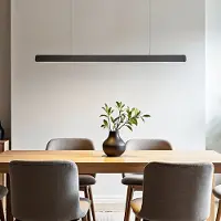 LumenXL Dimbare zwarte LED hanglamp - Devin