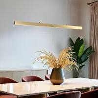 LumenXL Minimalistische hanglamp Ami met 3-staps dimbare LEDs - goud