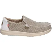 HeyDude Mikka Braided Slip-On Sneakers Heren Beige - Wit 43