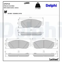 Delphi LP2714 Remblokken