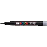 Posca acrylmarker - brushpunt PCF-350 - 1-10 mm - zwart