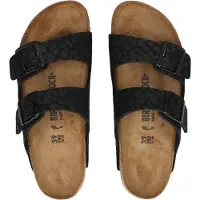 Birkenstock Muiltjes 'Arizona' basaltgrijs / zwart