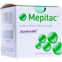 Molnlycke Health Care Mepitac Fixatietape 4 cm x 1,5 m | 1 stuk