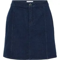 Blue Ridge - Dames rok van denim - Regular fit - Donkerblauw - Katoen - Maat: XL