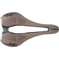 Selle Italia SLR Boost Gravel TI 316 Superflow, fietzadels, wegwielrennen, bruin, effen, carbonvezel, microvezel