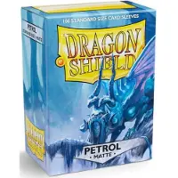 Dragon Shield Dragon Sleeves Matte - 100 stuks - Petrol Blauw