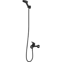 vidaXL Douchkop Set Zwart G 1/2 inches