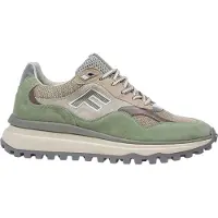Floris van Bommel Sneakers laag 'De Gripper 01' beige / grijs / lichtgroen