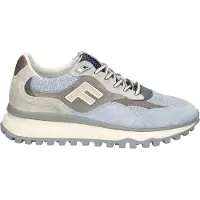 Floris van Bommel Sneakers laag 'DE Gripper 01' lichtblauw / taupe / greige
