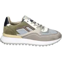 Floris van Bommel Sneakers laag 'Noppi 29' opaal / aardetinten / greige / olijfgroen