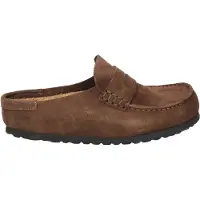 Birkenstock Instappers 'Naples' donkerbruin