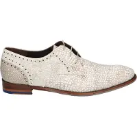 Floris van Bommel Veterschoen 'De Stapper 39' beige / wit