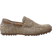 Floris van Bommel Mocassins 'De Drijver 02' blauw / lichtgrijs
