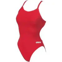 Arena - Women's Team Swimsuit Challenge Solid - Badpak 40, rood