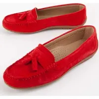 Purapiel Mocassin Meilis3 Rood