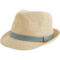 We fashion zonnehoed beige/groen Jongens Papier Effen - maat M