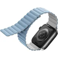 Uniq Revix dubbelzijdig bandje voor de Apple Watch | 44/45/46/49 mm - Arctic (White/Blue)