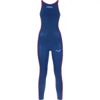 Arena Powerskin R Evo Plus Open Back Competition Swimsuit Blauw FR 36 Vrouw