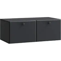 vidaXL Wandmontage TV-kast 78,5 x 41 x 30 cm Zwart Bewerkt hout