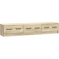 vidaXL TV Kast 147 x 34,5 x 27 cm Sonoma Eiken Bewerkt hout