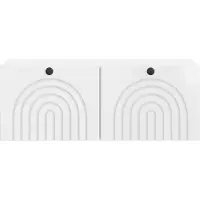 vidaXL Wandmontage TV-kast Hoogglans Wit 78,5 x 31 x 30 cm