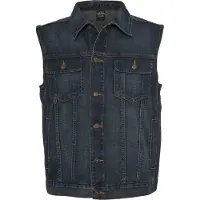 Urban Classics Bodywarmer blauw denim