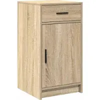 vidaXL Dressoir Sonoma Eik 40 x 40,5 x 75 cm Bewerkt hout