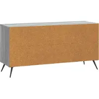 vidaXL TV Kast met lade Grijs sonoma 102 x 34,5 x 50 cm Bewerkt hout