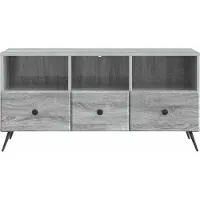 vidaXL TV Kast met lade Grijs sonoma 102 x 34,5 x 50 cm Bewerkt hout