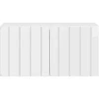vidaXL Wandmontage TV-kast 59,5 x 31 x 30 cm Hoogglans Wit