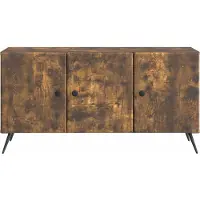 vidaXL TV Kast Gerookt eiken 99 x 34,5 x 50 cm Bewerkt hout