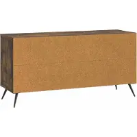 vidaXL TV Kast met lade Gerookt eiken 102 x 34,5 x 50 cm Bewerkt hout