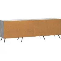 vidaXL TV Kast 150 x 31 x 50 cm Betongrijs Bewerkt hout